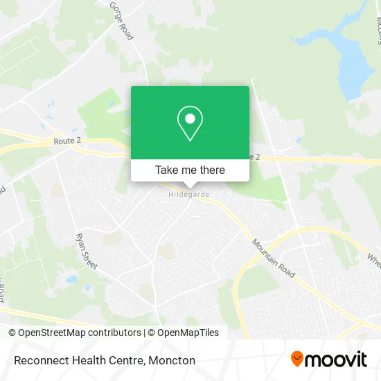 Reconnect Health Centre map