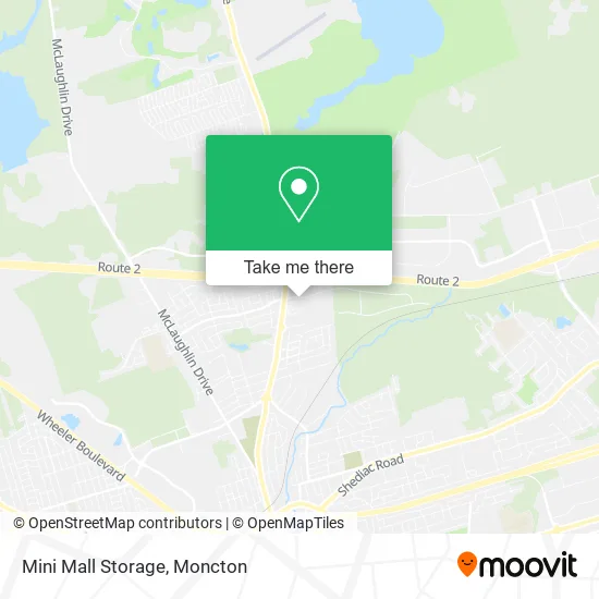 Mini Mall Storage map