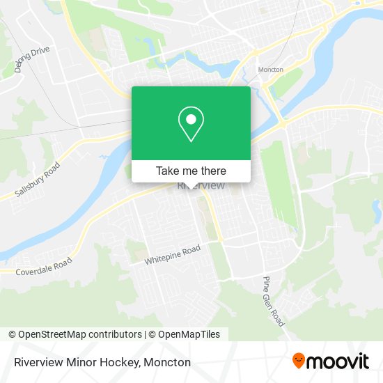 Riverview Minor Hockey map