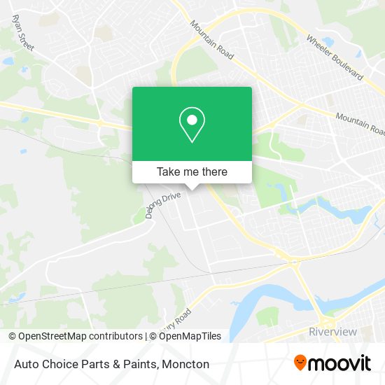 Auto Choice Parts & Paints plan