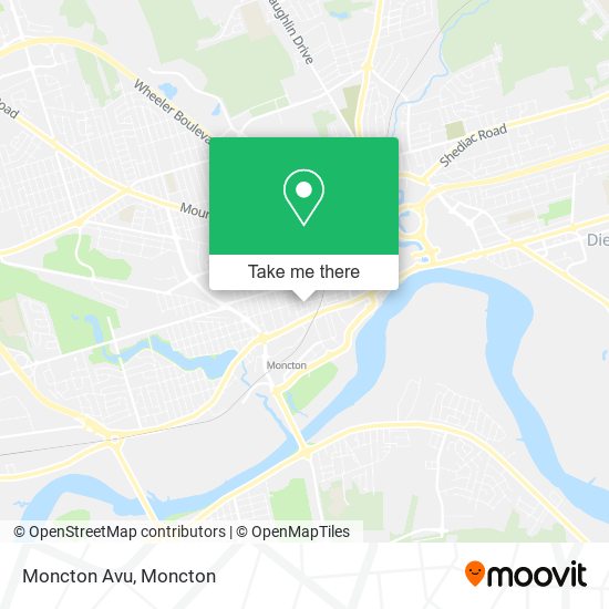 Moncton Avu map