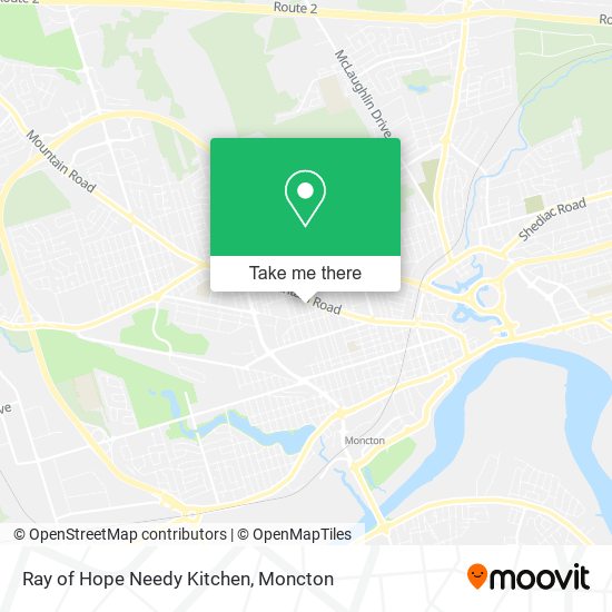 Ray of Hope Needy Kitchen map