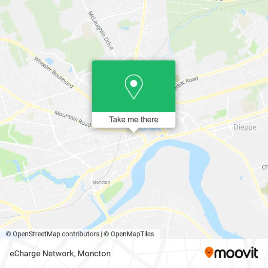 eCharge Network map