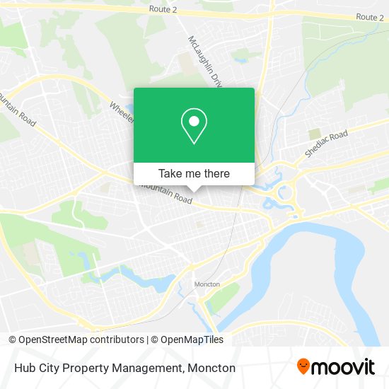Hub City Property Management map