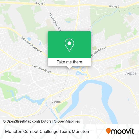 Moncton Combat Challenge Team map