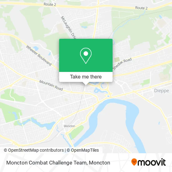 Moncton Combat Challenge Team map
