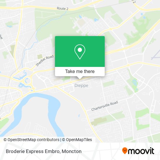 Broderie Express Embro map