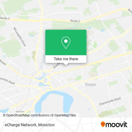 eCharge Network map