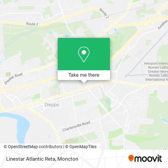 Linestar Atlantic Reta map