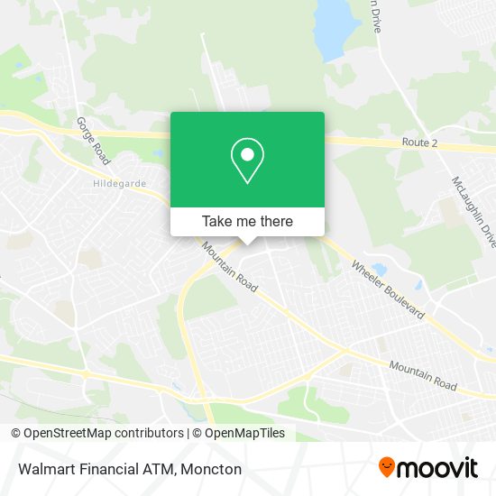 Walmart Financial ATM map