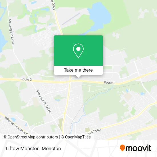 Liftow Moncton map