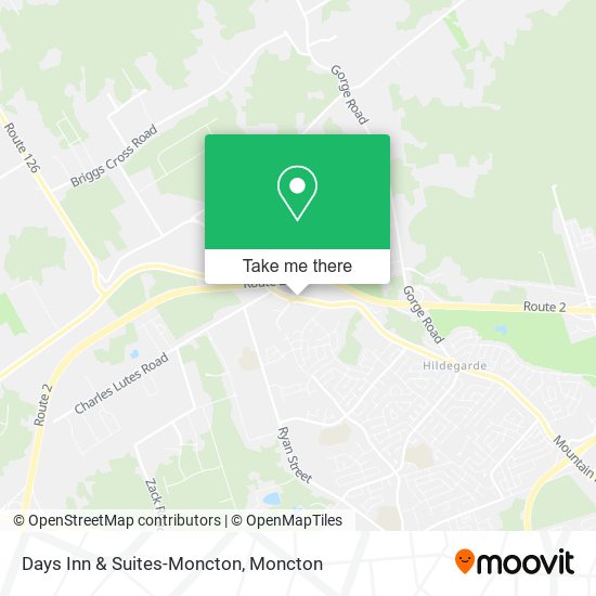 Days Inn & Suites-Moncton map