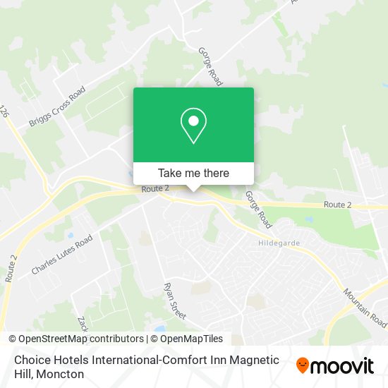 Choice Hotels International-Comfort Inn Magnetic Hill map