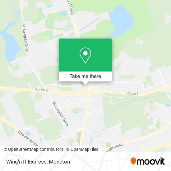 Wing'n It Express map