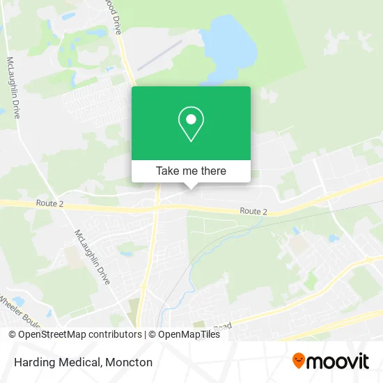 Harding Medical map