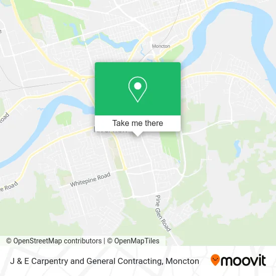 J & E Carpentry and General Contracting map