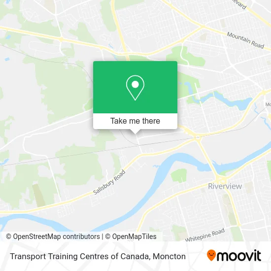 Transport Training Centres of Canada map