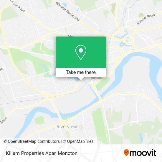 Killam Properties Apar map