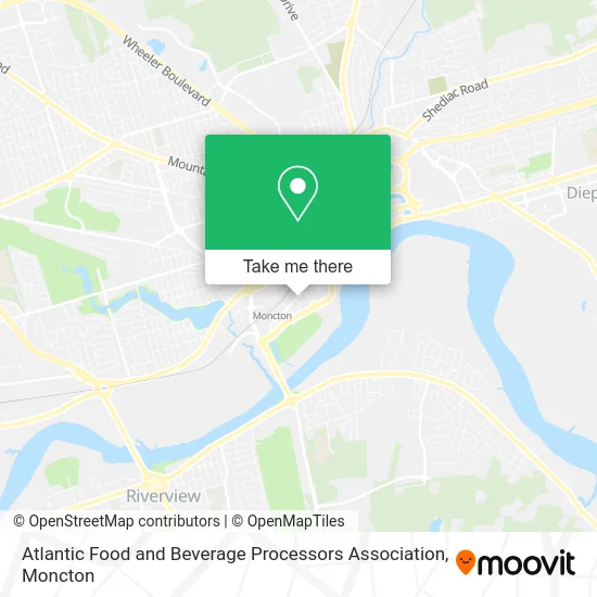 Atlantic Food and Beverage Processors Association map