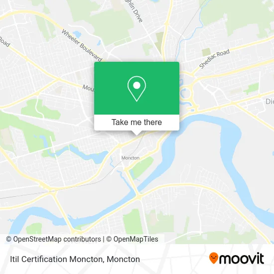 Itil Certification Moncton map