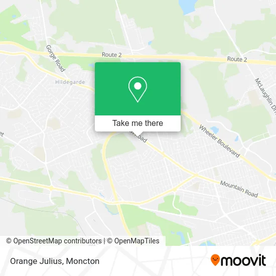 Orange Julius map