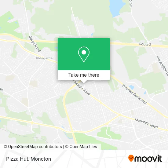 Pizza Hut map