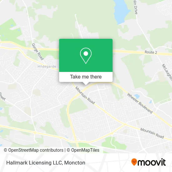 Hallmark Licensing LLC map