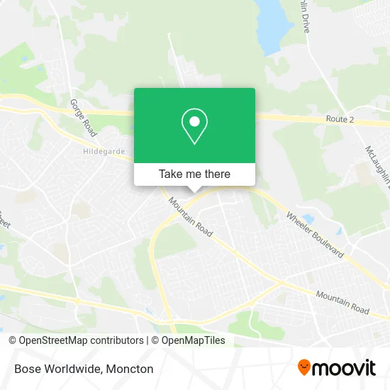 Bose Worldwide map