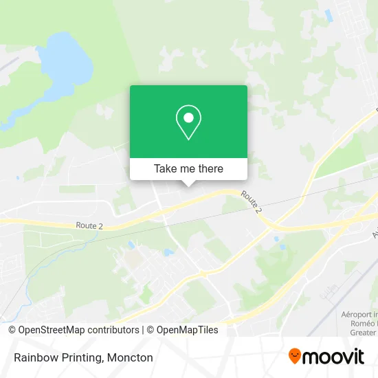 Rainbow Printing map