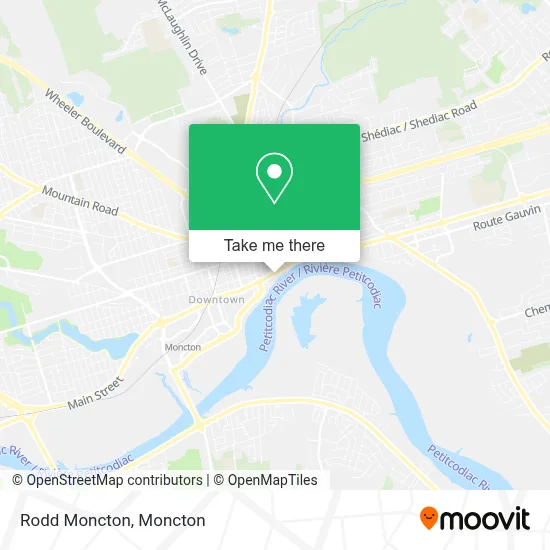 Rodd Moncton map