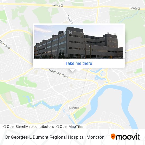 Dr Georges-L Dumont Regional Hospital plan