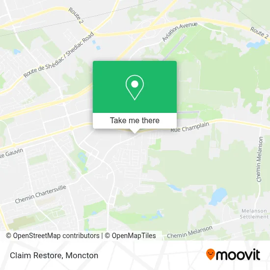 Claim Restore map