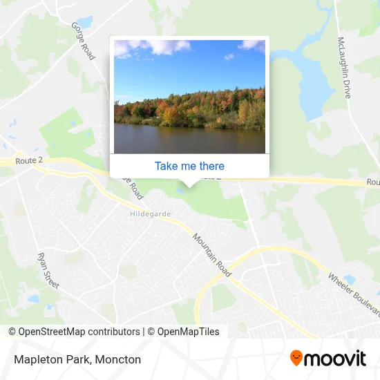 Mapleton Park map