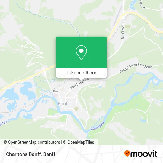 Charltons Banff map