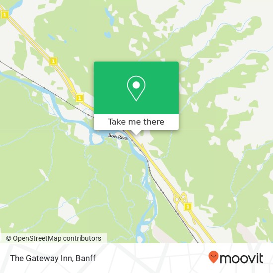 The Gateway Inn map