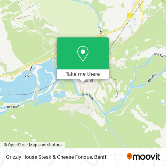 Grizzly House Steak & Cheese Fondue map