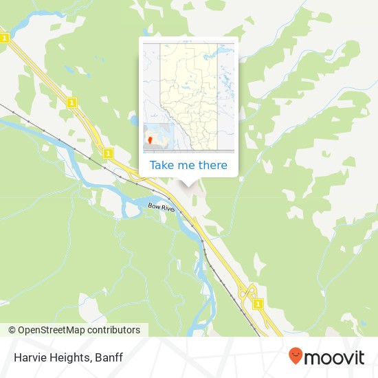 Harvie Heights map