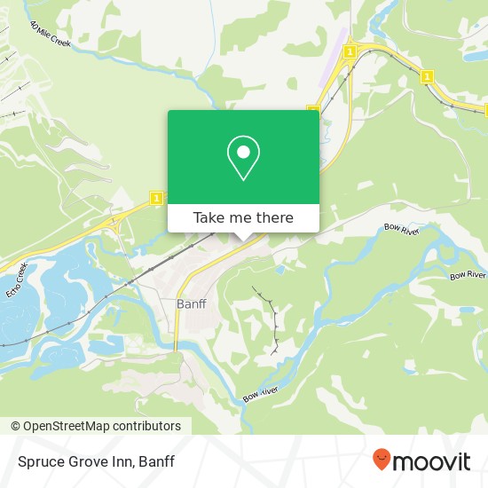 Spruce Grove Inn map