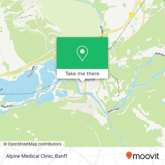 Alpine Medical Clinic map