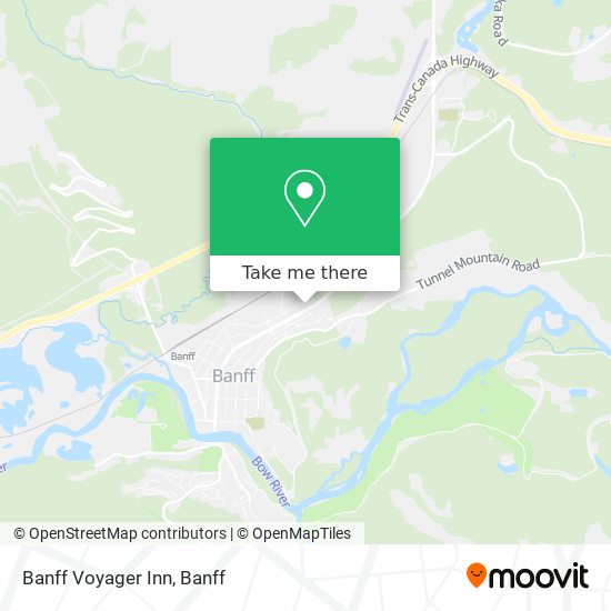 Banff Voyager Inn map
