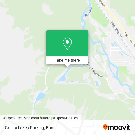 Grassi Lakes Parking map