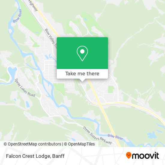 Falcon Crest Lodge map