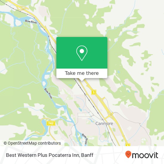 Best Western Plus Pocaterra Inn map