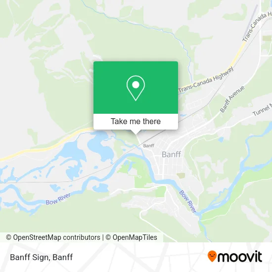 Banff Sign map