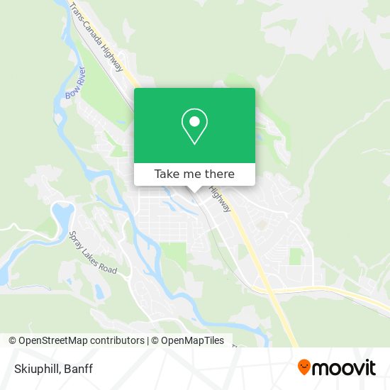 Skiuphill map