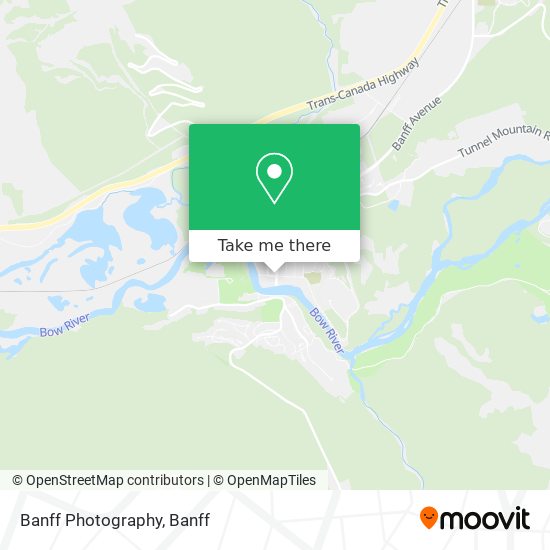 Banff Photography map