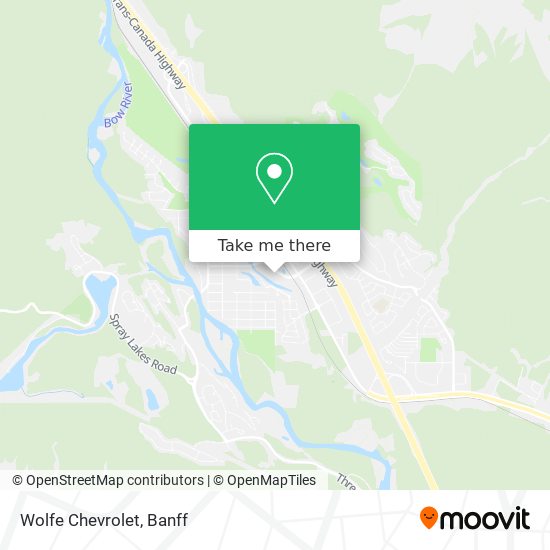 Wolfe Chevrolet map
