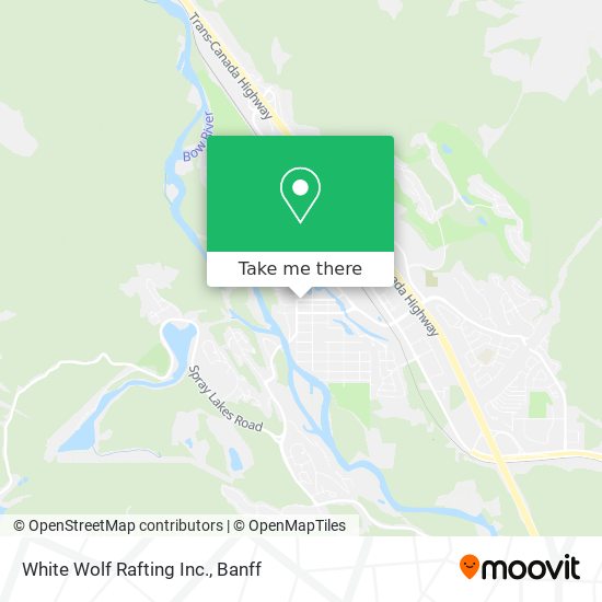 White Wolf Rafting Inc. map