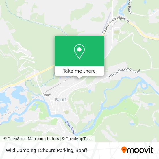 Wild Camping 12hours Parking map