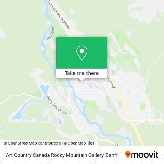 Art Country Canada Rocky Mountain Gallery map